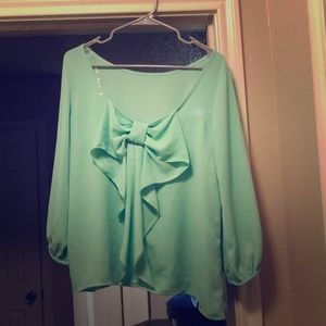 Green Lovely day blouse